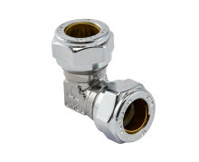 Klemringskobling albue 15 mm